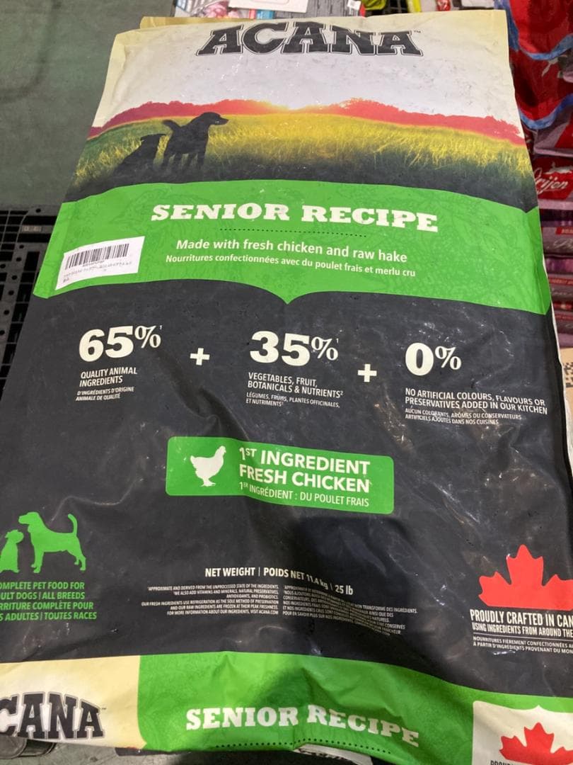 ACANA アカナ ドッグフード シニアドッグ 国内正規品 11.4kg
