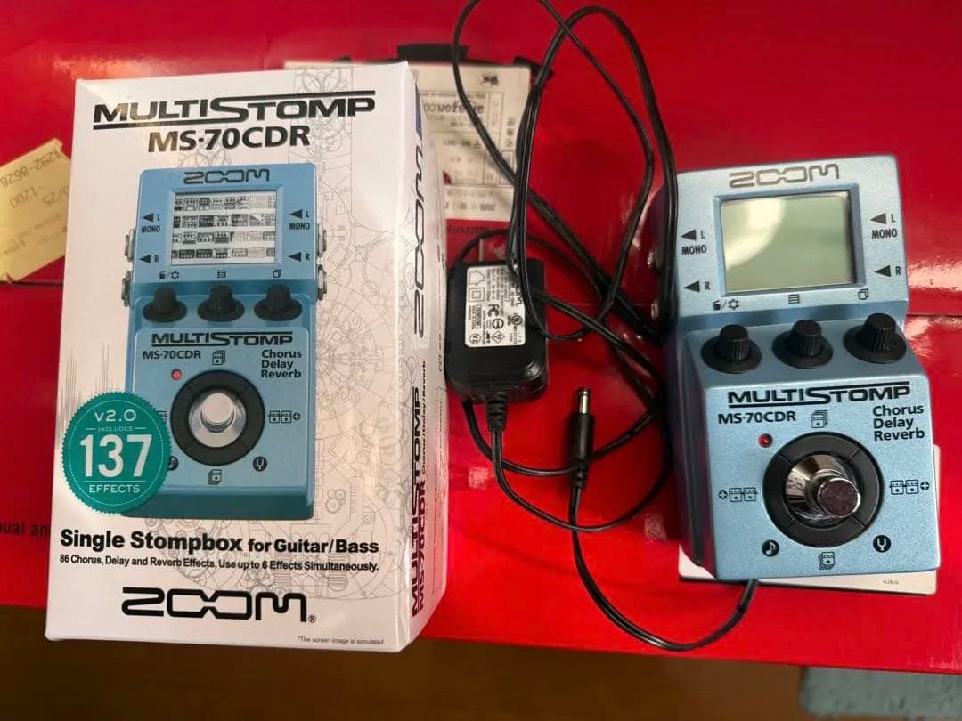 ZOOM MS-70CDR ギターエフェクター