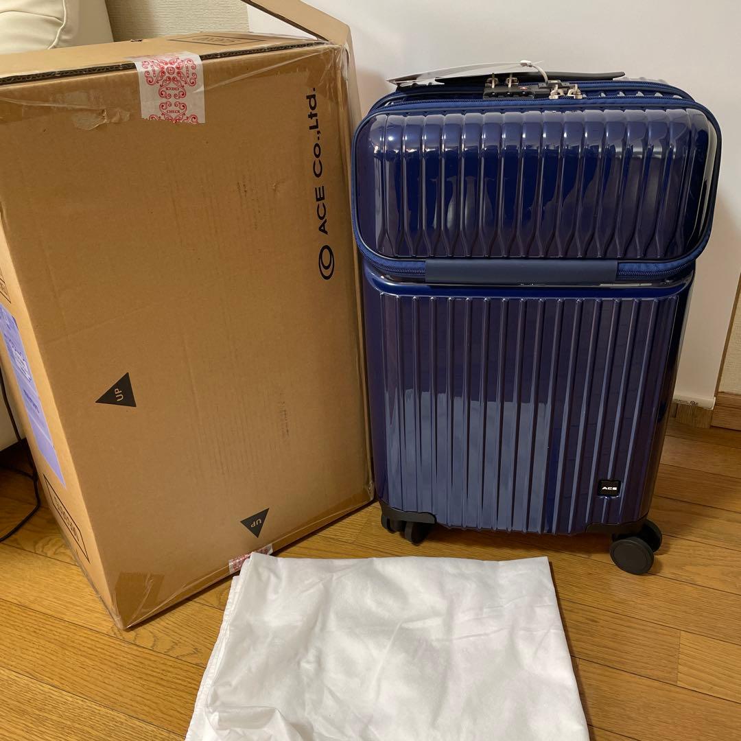 ACE エース キャリーケース タッシェ ブルー 34L(機内持込) 未使用