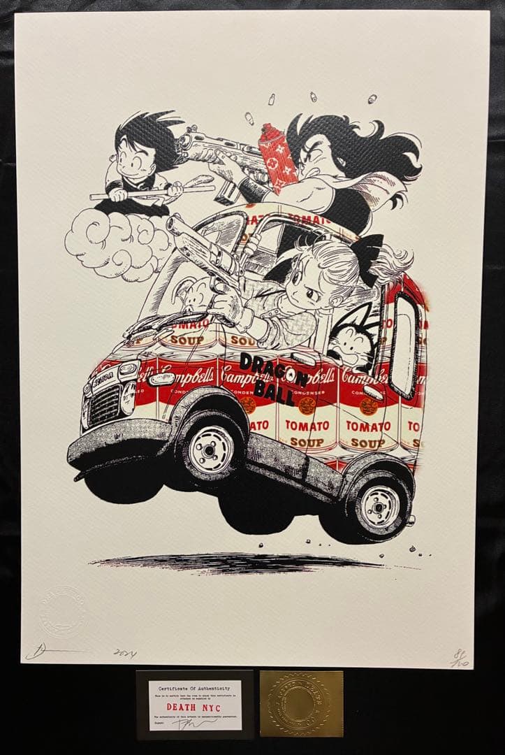 世界限定100枚 DEATH NYC アート ポスター db21