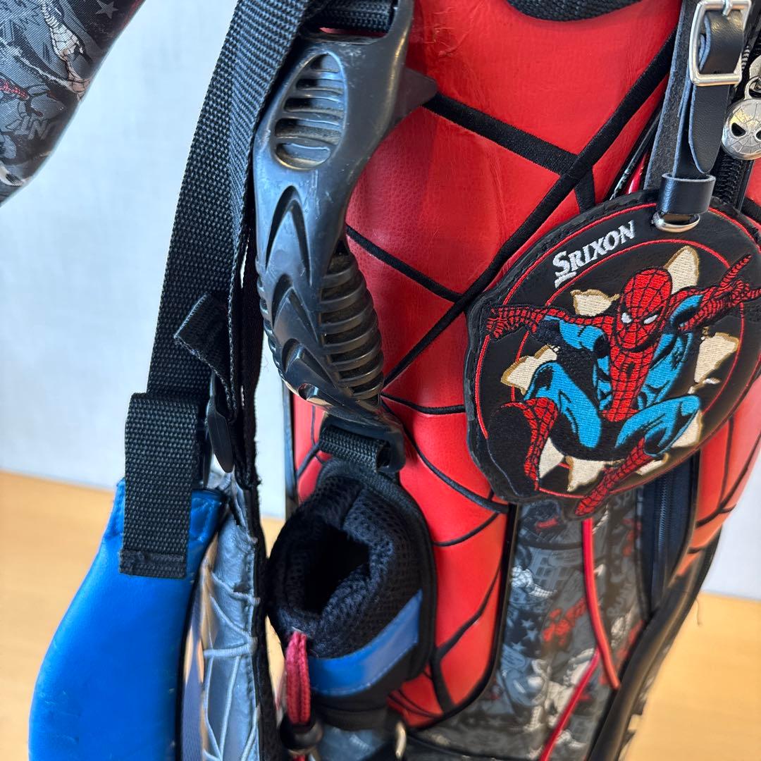 希少限定 ダンロップマーベル スリクソンスパイダーマン スタンドキャディーバッグ
