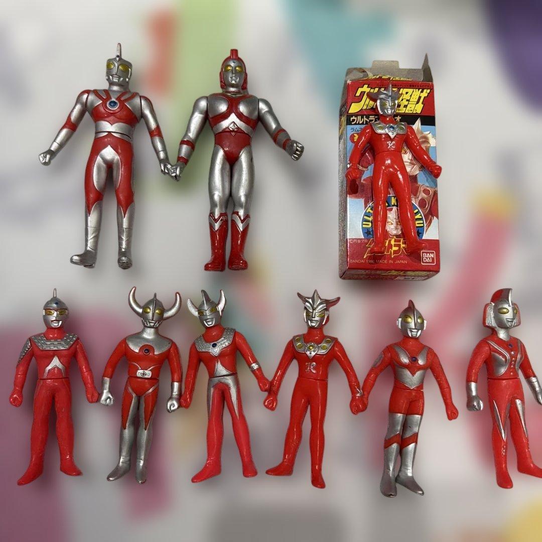 ウルトラマン　ソフビ　昭和レトロ