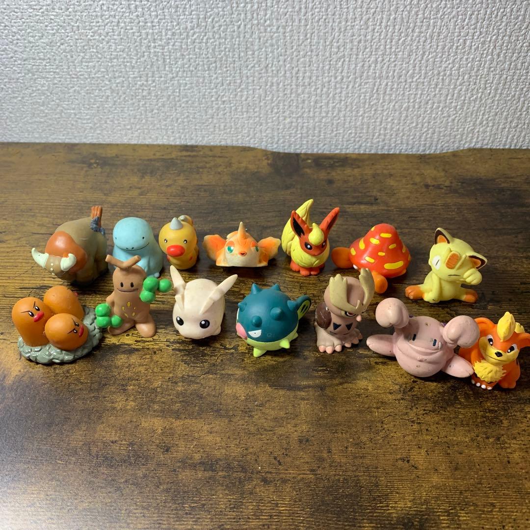 3F 【希少】ポケモン指人形 14体セット（当時物・レトロ）ポケモン ポケットモ