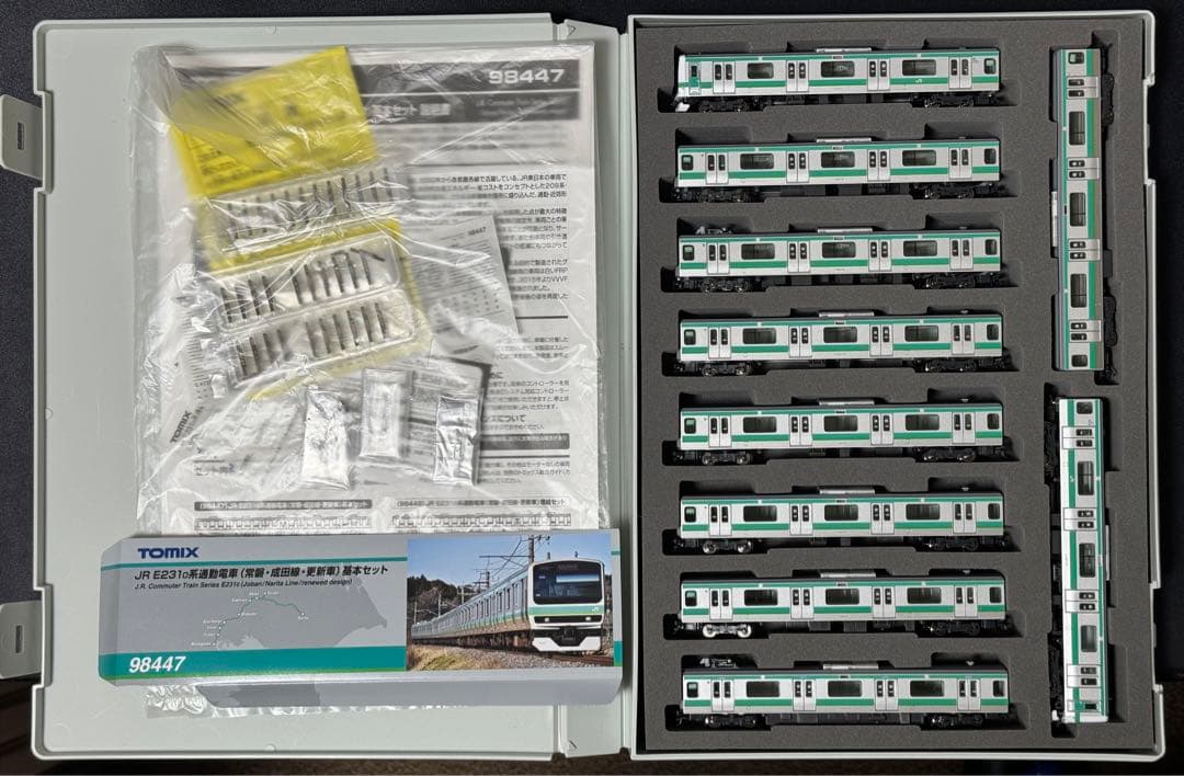 精密加工品 TOMIX 98447/98448 常磐線E231系0番台 10両