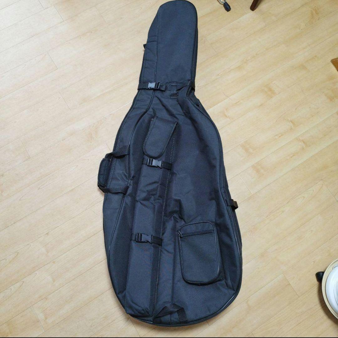 チェロ　ソフトケース　フルサイズ　黒