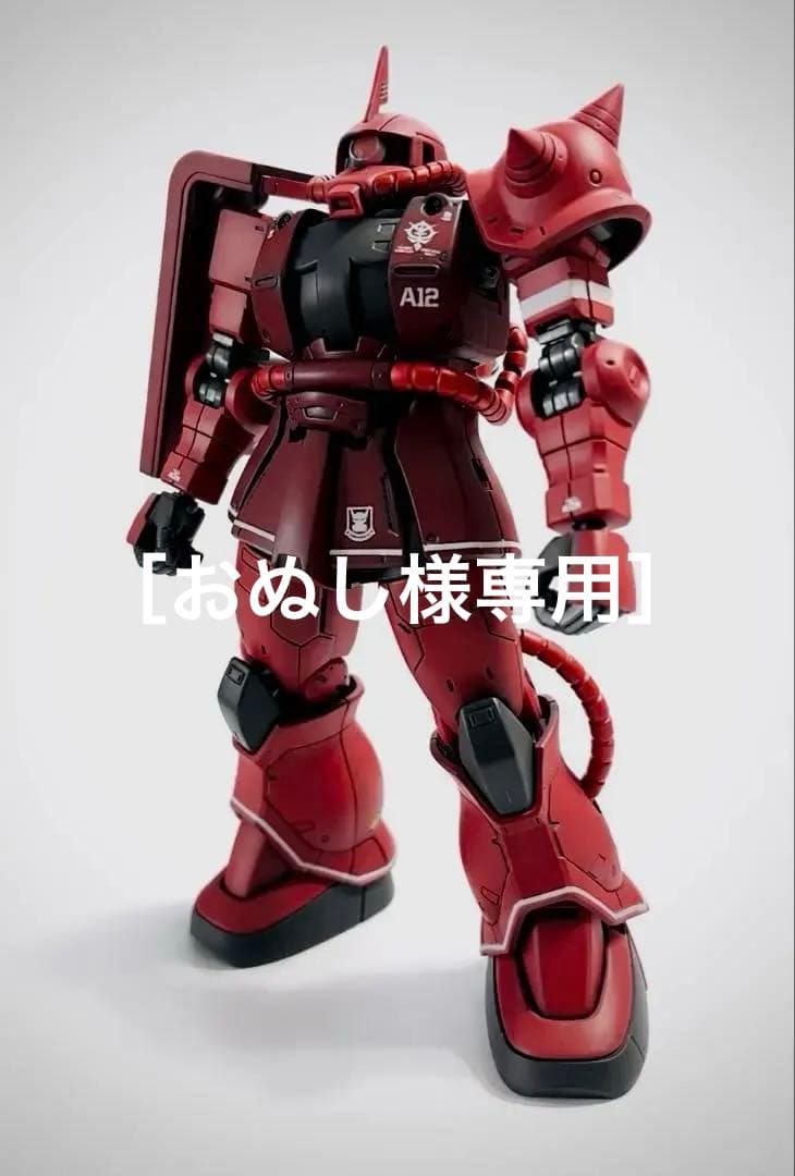 ガンプラHG シャア専用ザクⅡ 赤い彗星ver. 全塗装完成品