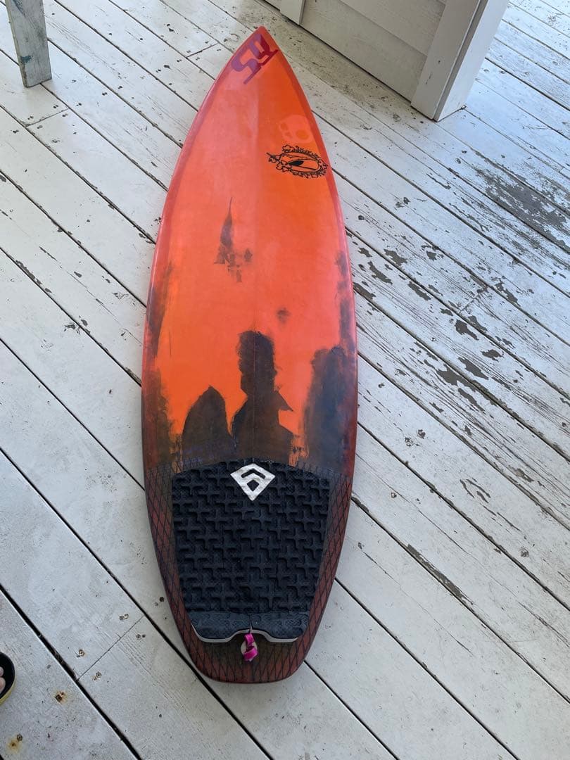 Sequence Surfboards SQ オレンジショートボード　手渡し限定