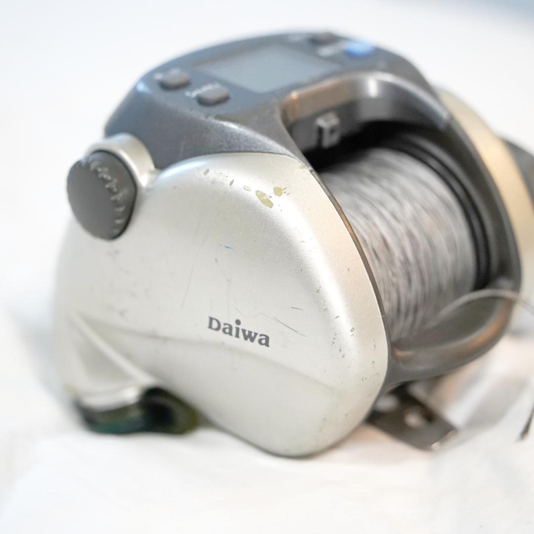 ダイワ製 電動リール スーパータナコンS500W ワニ口ケーブル付き 船釣り