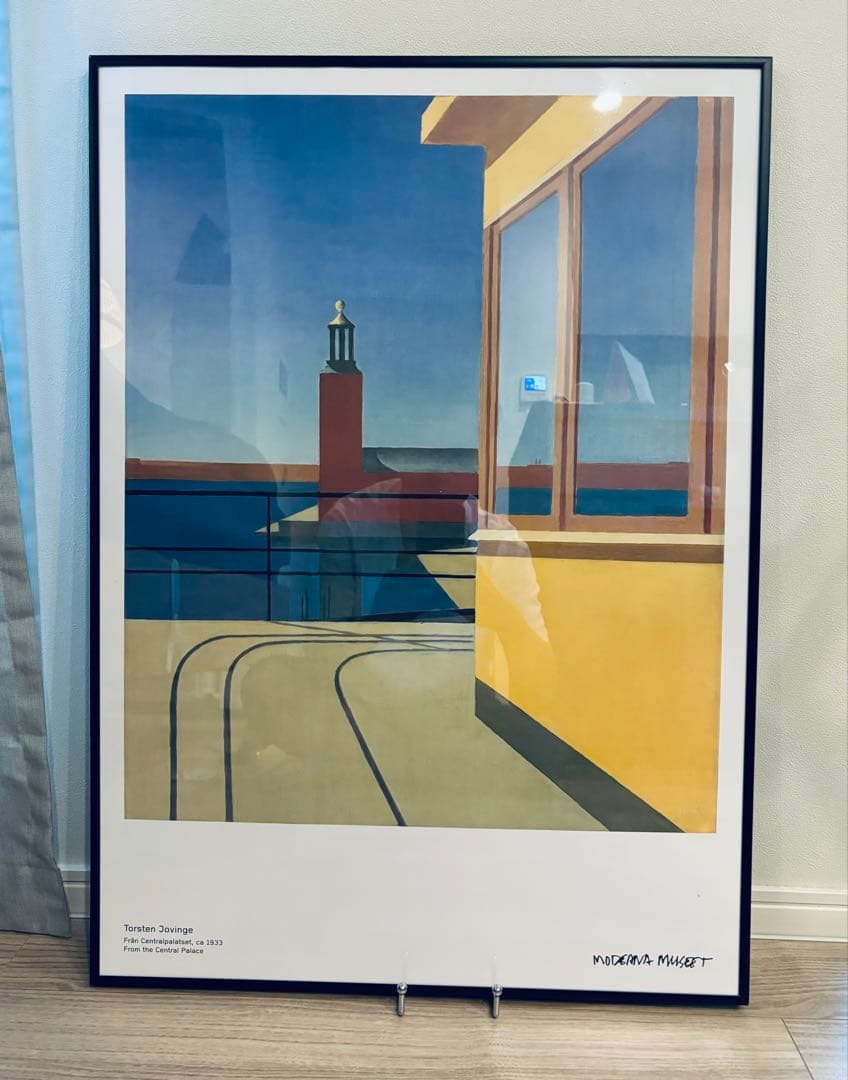 Torsten Jovinge 希少アートポスター 額装付き