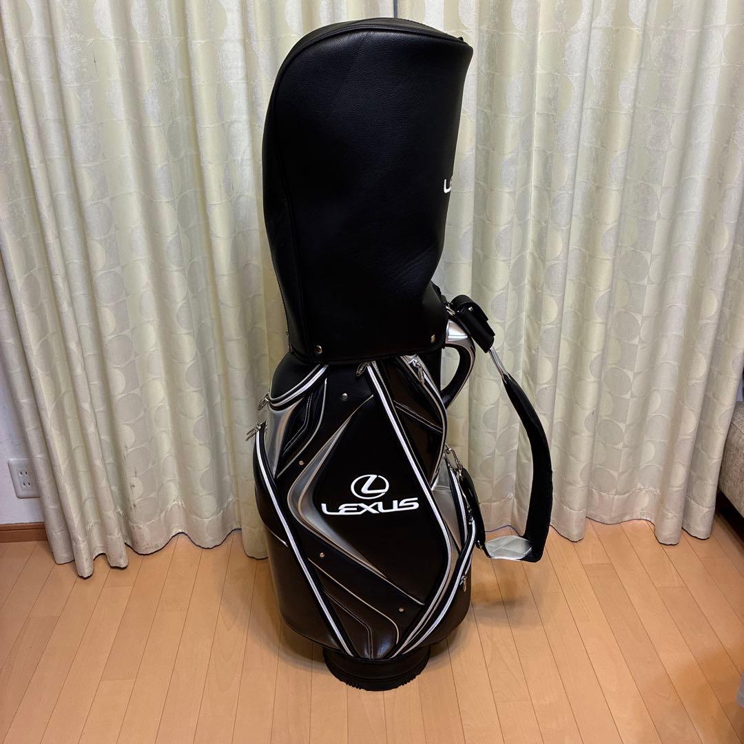 Lexus ゴルフキャディバッグ ブラック/シルバー