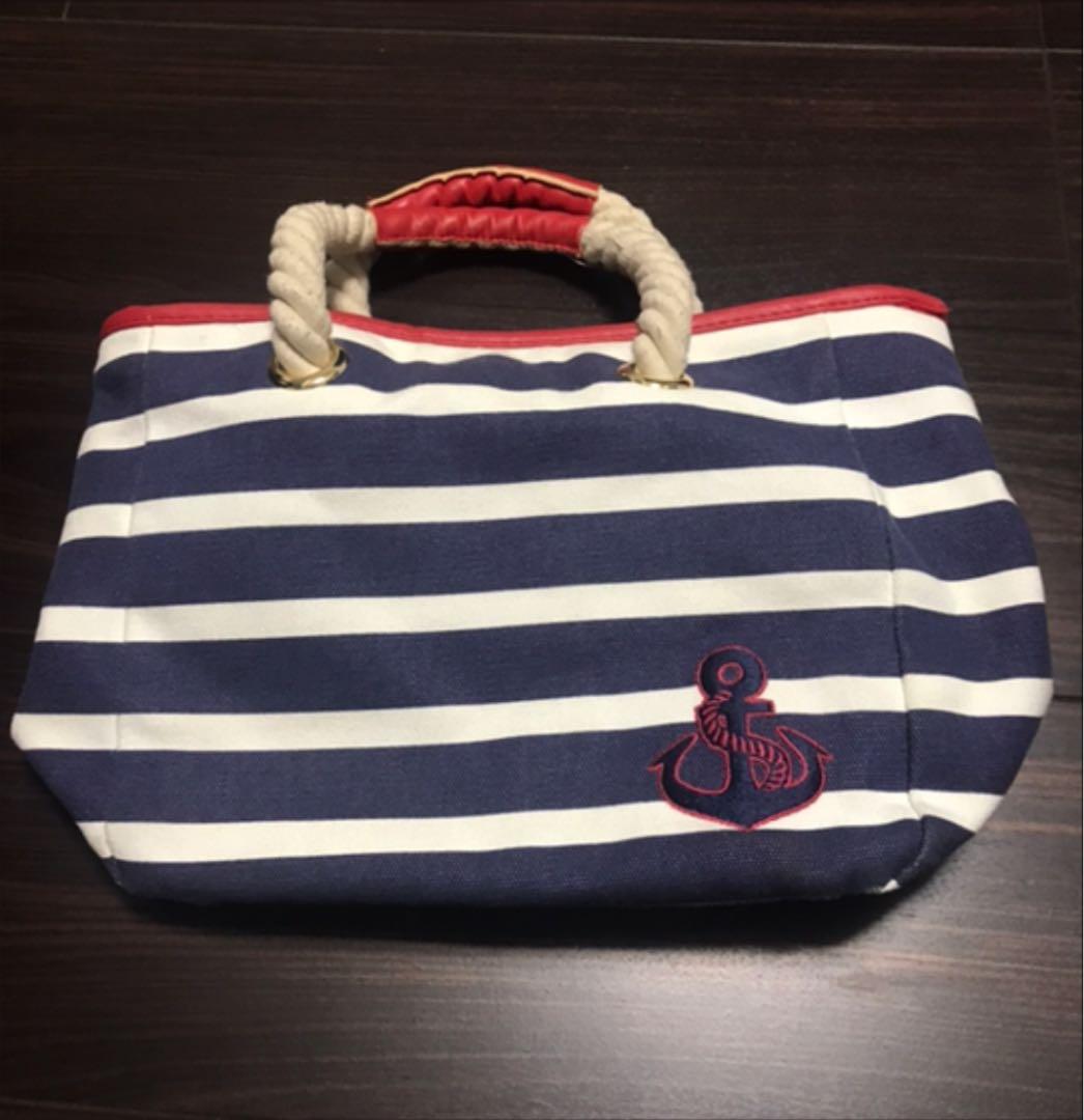 サマンサタバサ☆大人気マリン柄!!カートバッグ