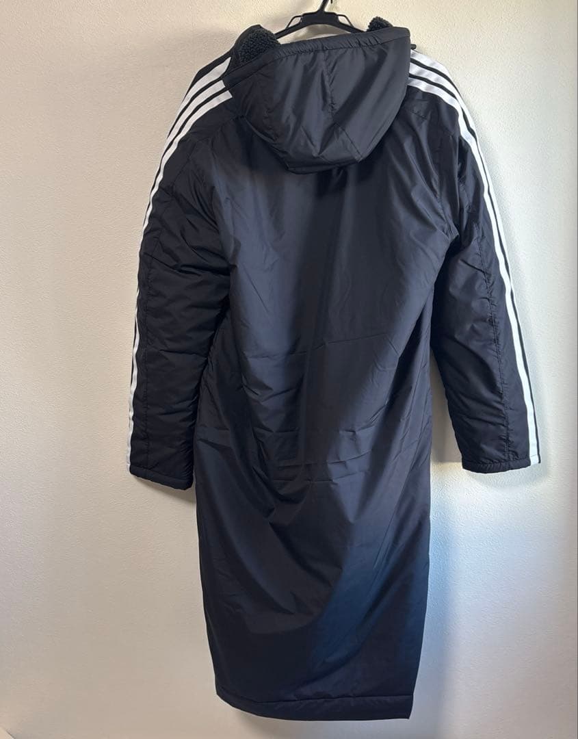 adidas KA1302 ブラック Lサイズ ベンチコート　内側ボア　新品　L