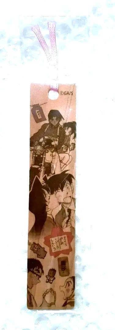 希少品 名探偵コナン 七夕短冊風木製しおり 青山剛昌ふるさと館 レア