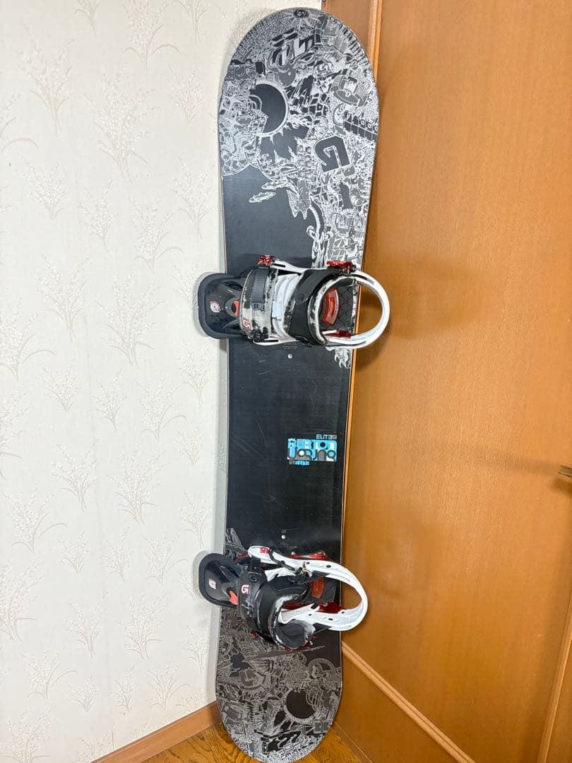 バートン スノボ板 ELITE51 150cm ビンディング・スノボケース付き