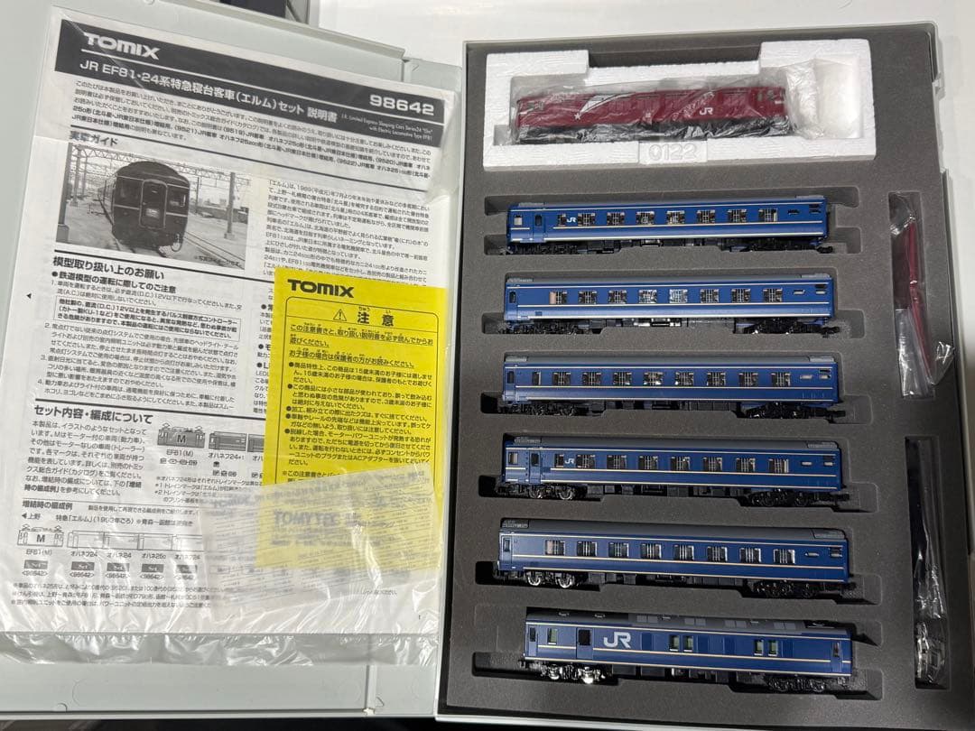TOMIX 98642 JR EF81 24系特急寝台車両 エルムセット