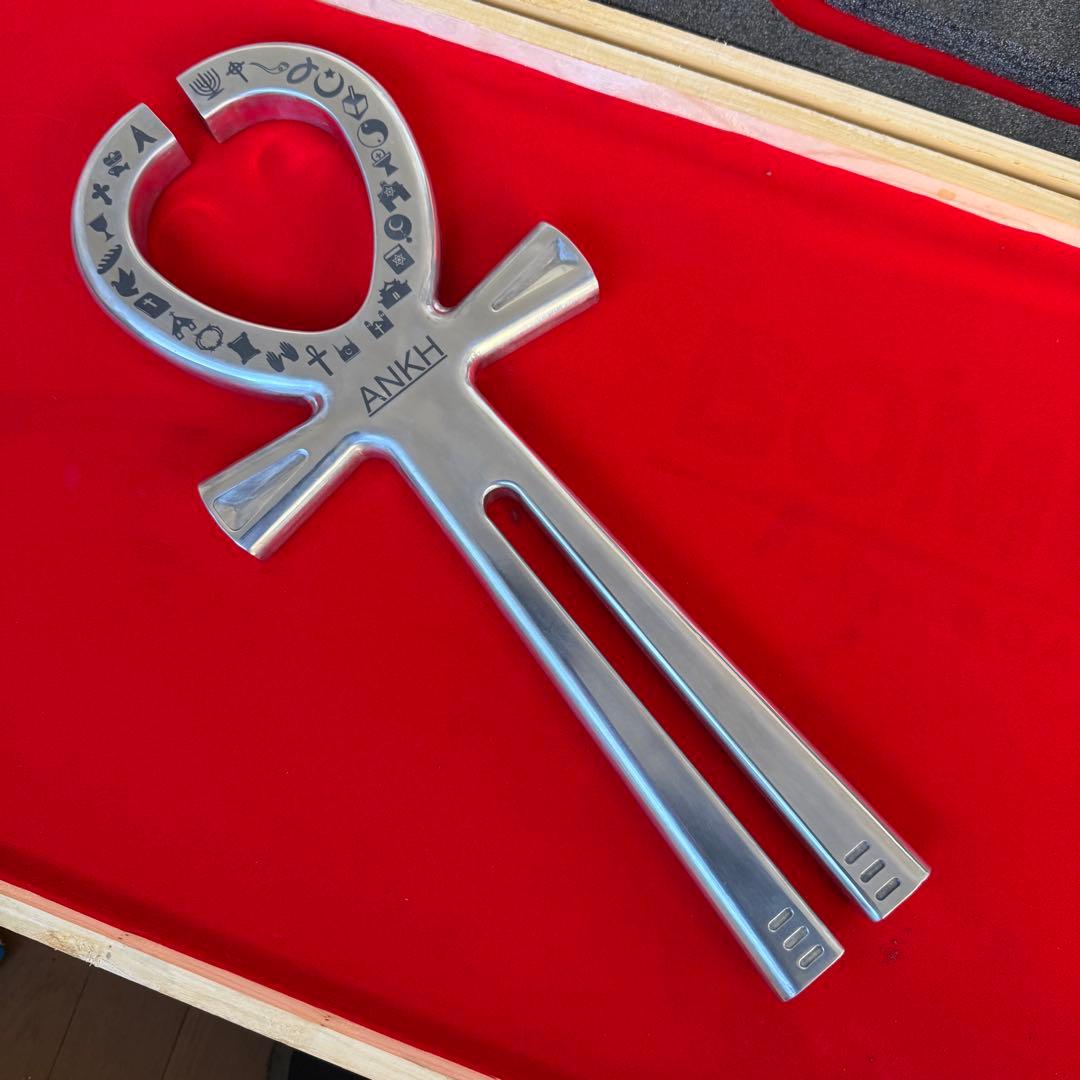 【極希少品】ANKH 生命の鍵 F684〈大型音叉,癒し,集中〉