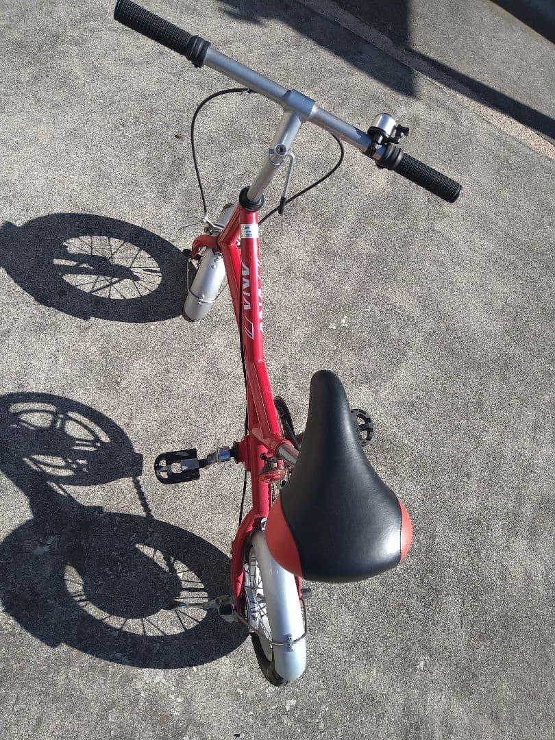 ANA 自転車　ミニベロ　12.5インチ　レッド