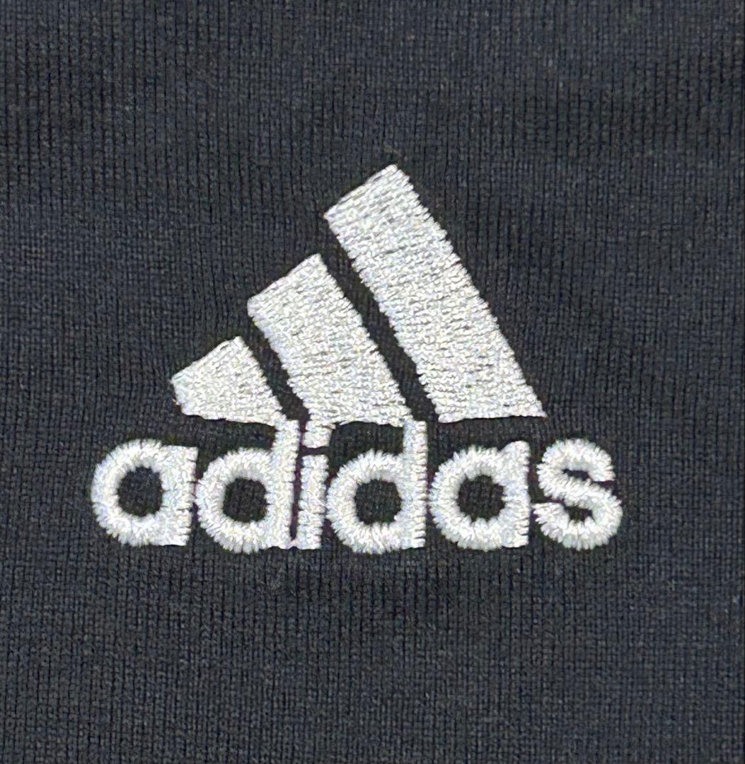【美品】 adidas オールブラックス 正規ライセンス ラガーシャツ（M）
