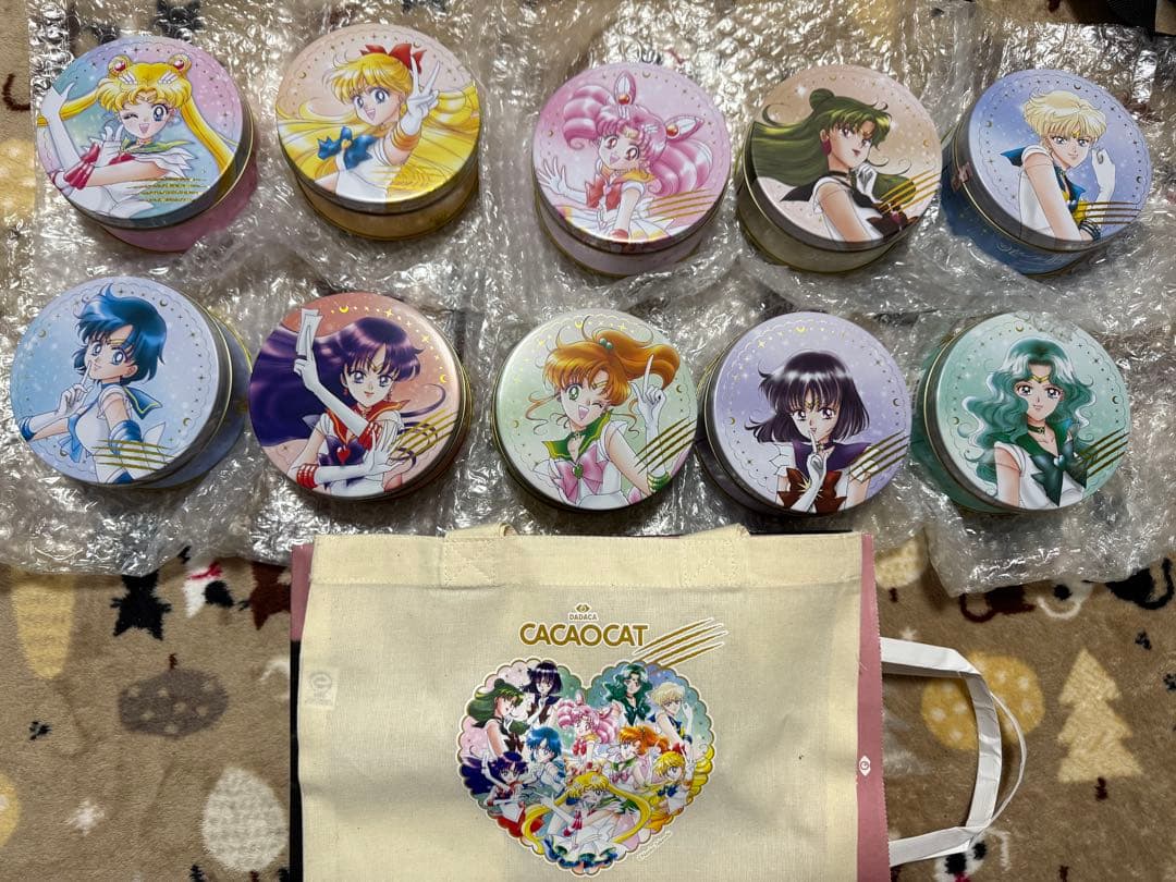 カカオキャット　セーラームーン　チョコレート缶　缶のみ