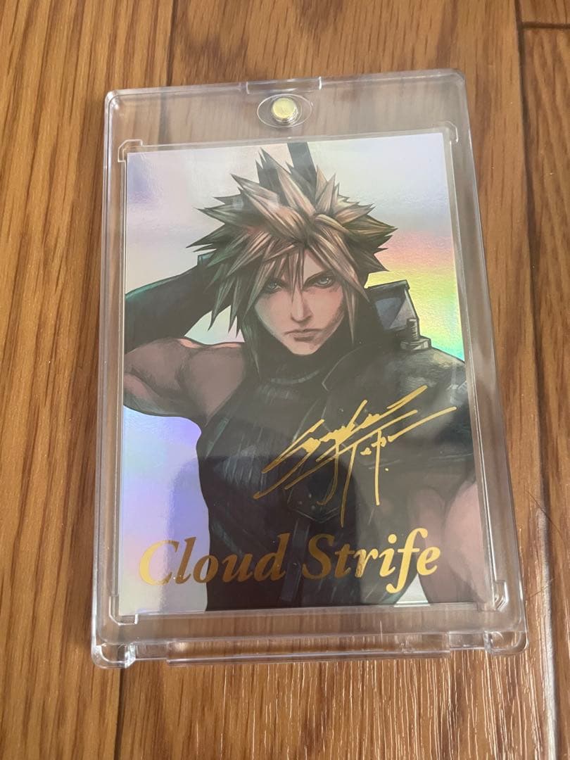 T*i様 FF7 25th デジタルカードクラウド　箔押サイン　マグネット　ロー