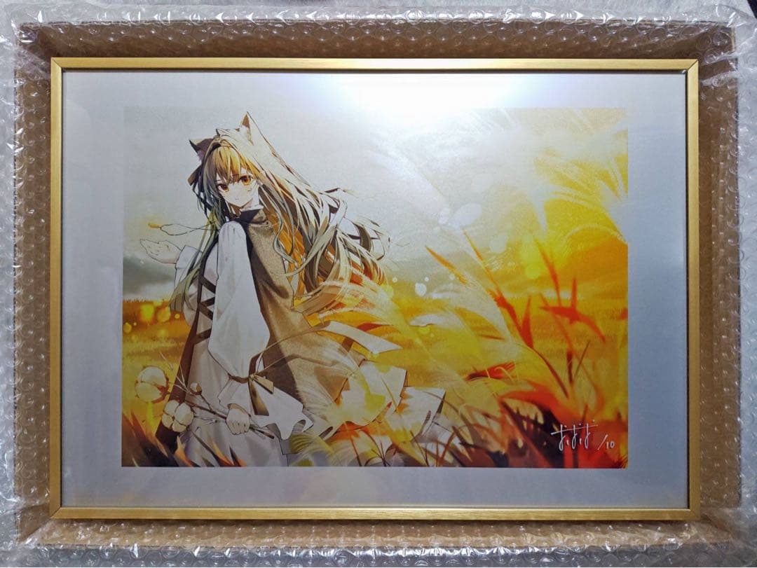 おしおしお 直筆サイン入り アルミ・アクリル特殊加工アート 10枚限定品