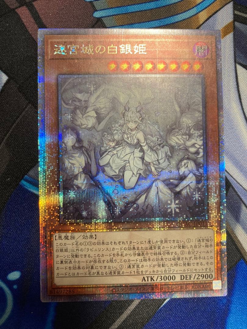 遊戯王 迷宮城の白銀姫 25th 絵違い