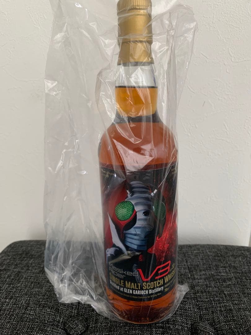 ウィスキーミュウ『仮面ライダーV3』ラベル グレンギリー1988