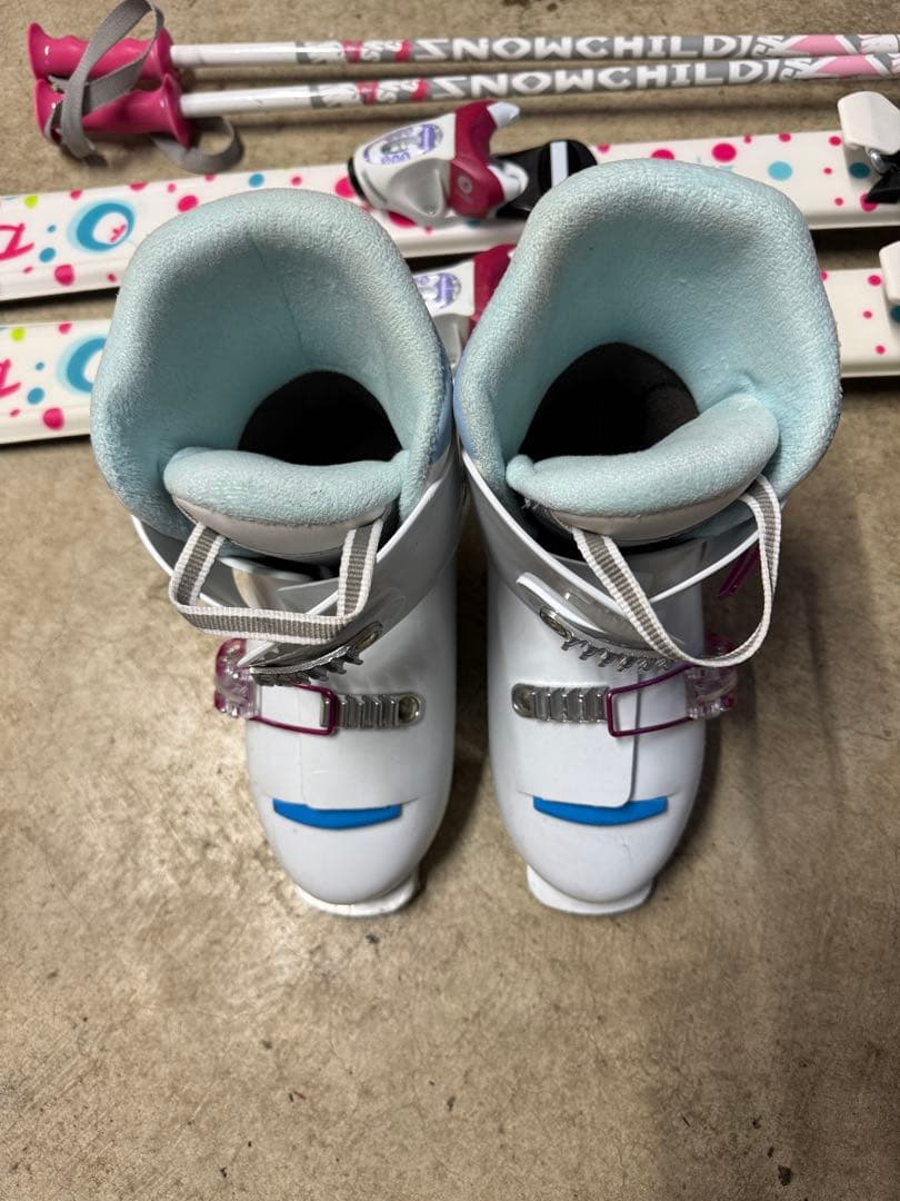 キッズスキー　3点セット　140㎝　子供　ダイナスター　女の子