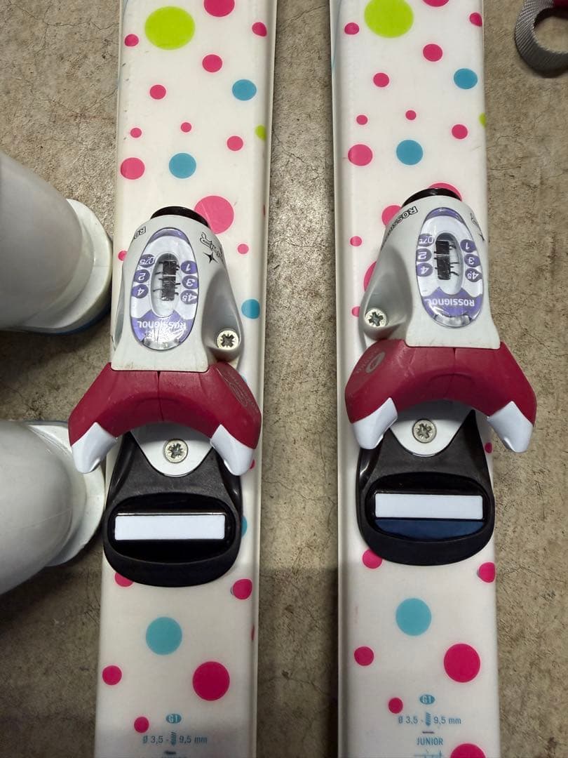 キッズスキー　3点セット　140㎝　子供　ダイナスター　女の子