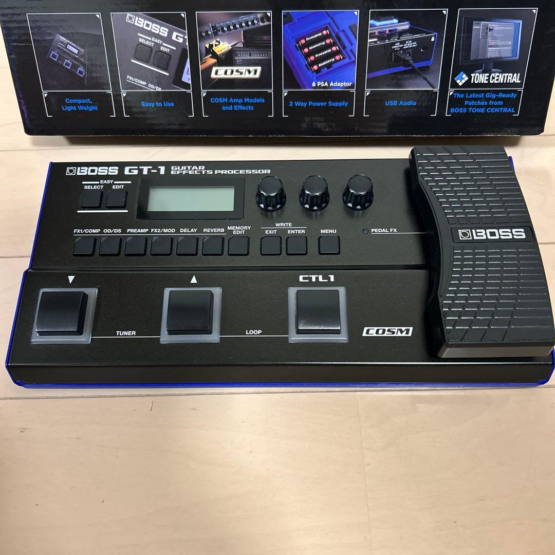 美品　BOSS GT-1 ギターエフェクター➕教科書