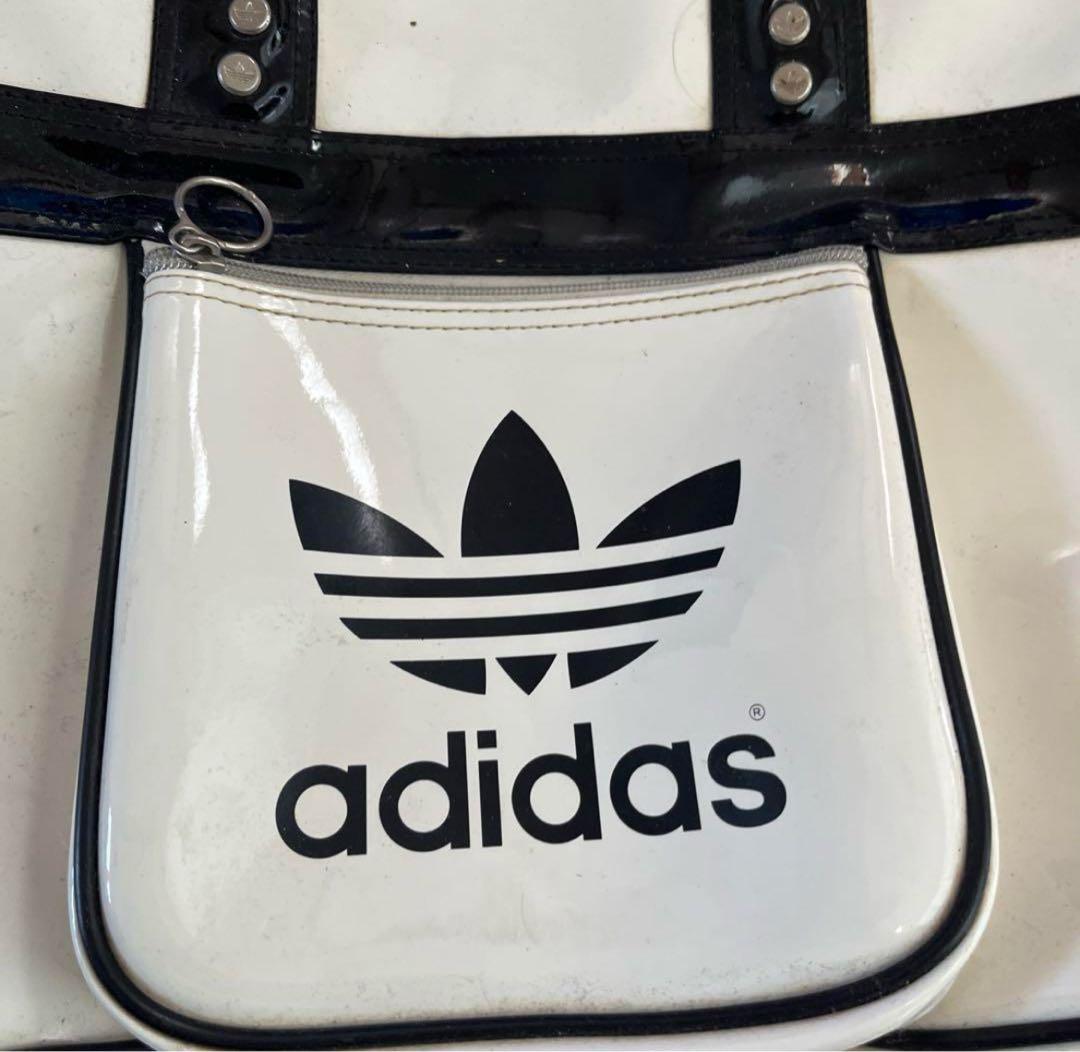 90s adidas エナメルバッグ