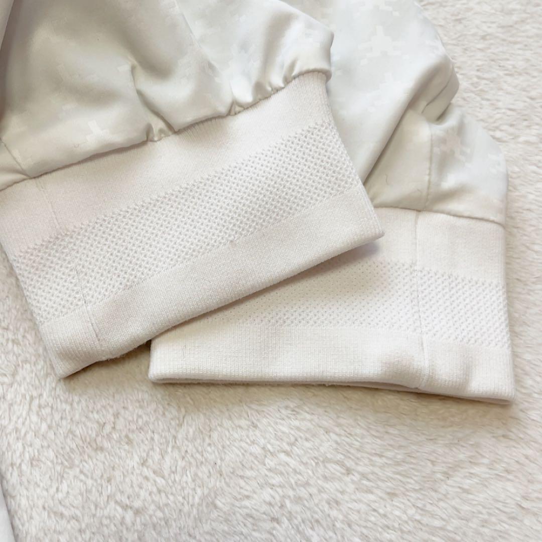 極美品　パーリーゲイツ　近年　サイズ７　３L　星条旗　蓄熱裏地　スニード 白