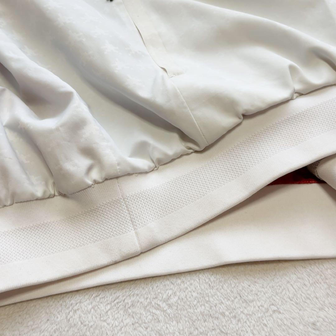 極美品　パーリーゲイツ　近年　サイズ７　３L　星条旗　蓄熱裏地　スニード 白