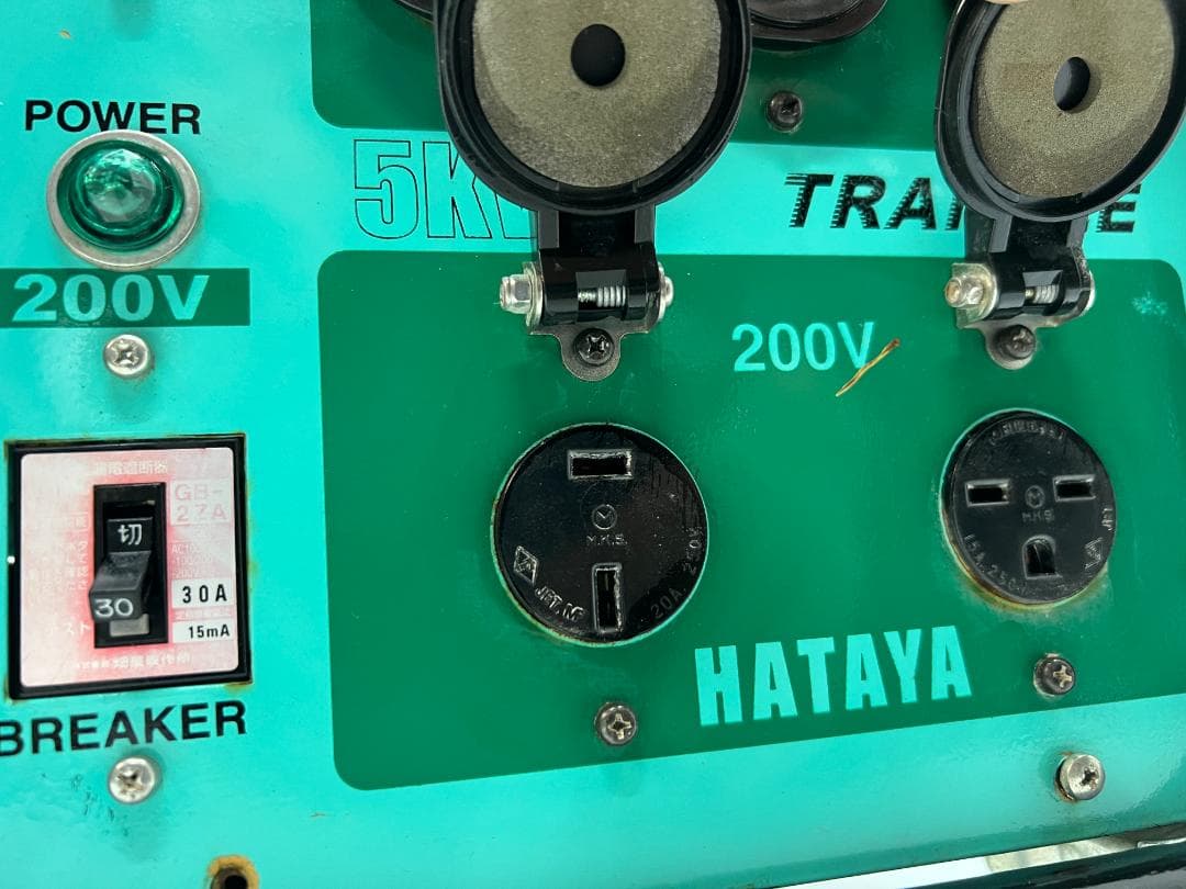HATAYA ハタヤ HLV-05A トランス 5KVA 【中古品】81DD4