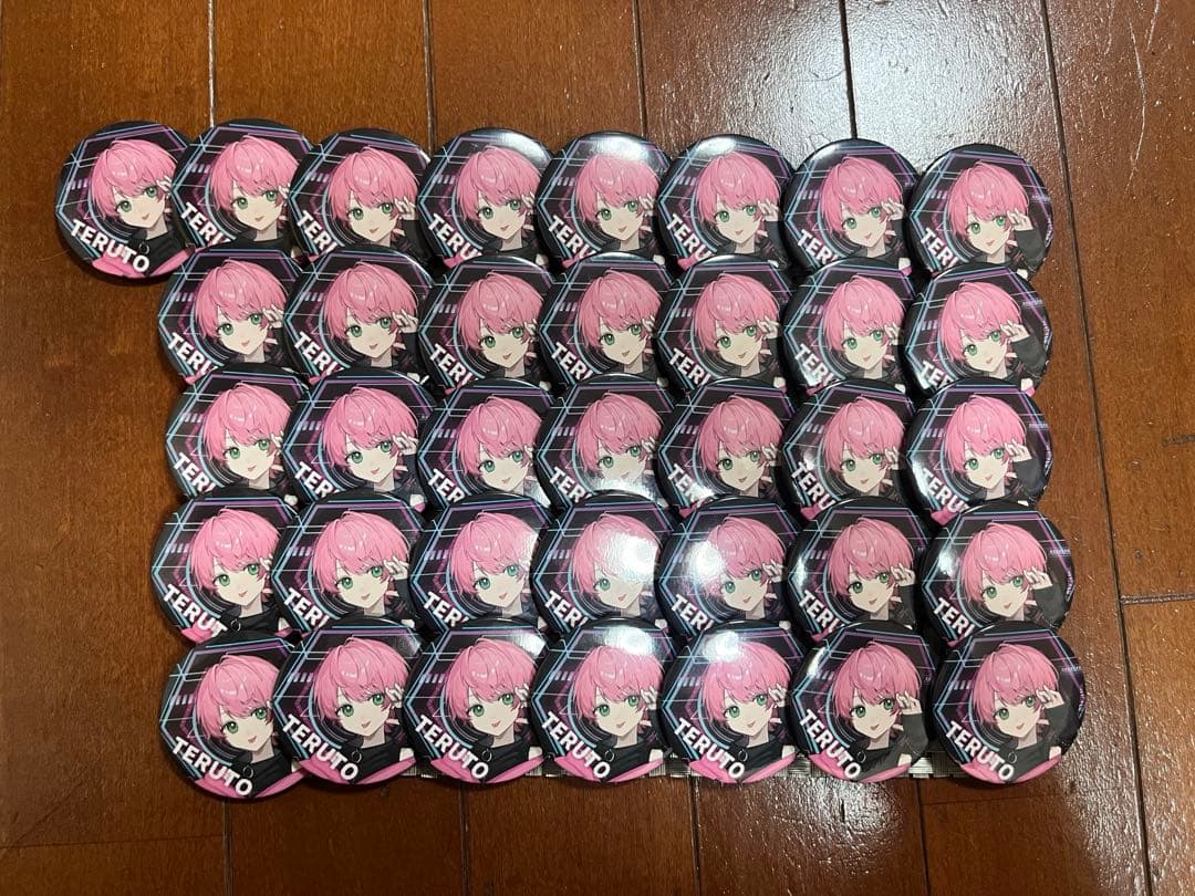 104 騎士A 騎士X てるとくん 24Summer等身缶バッジ