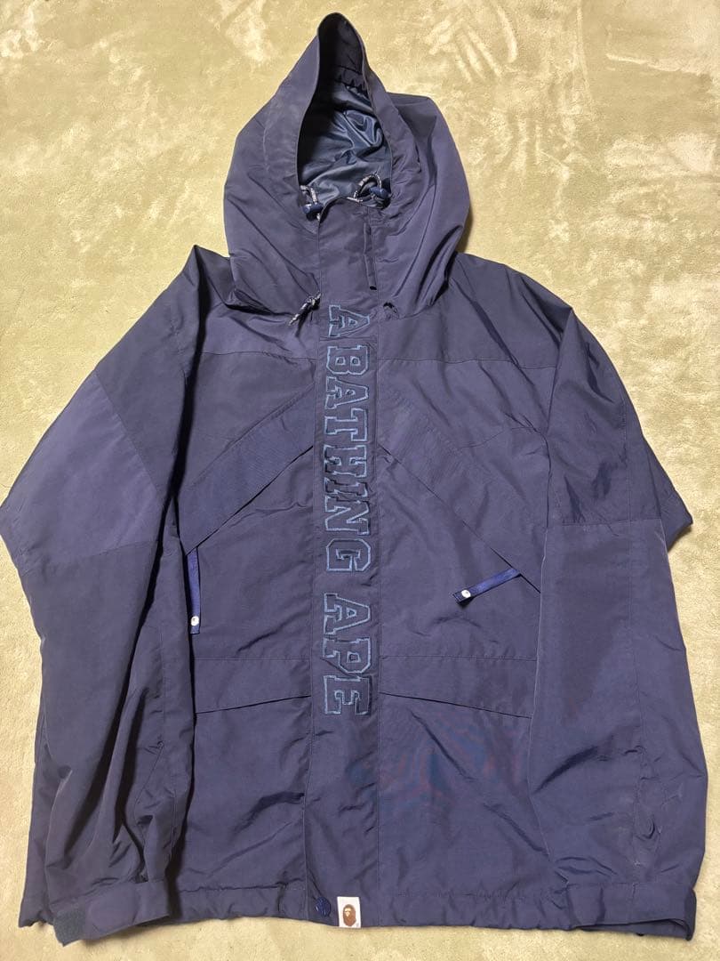 A BATHING APE スノーボードジャケット　ネイビー　最終値下げ
