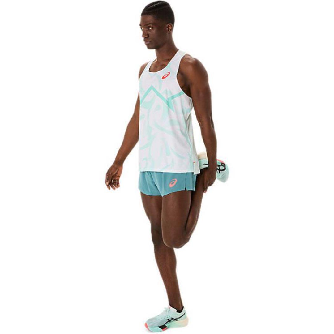 asics SPEED SINGLET & ランパン セット L