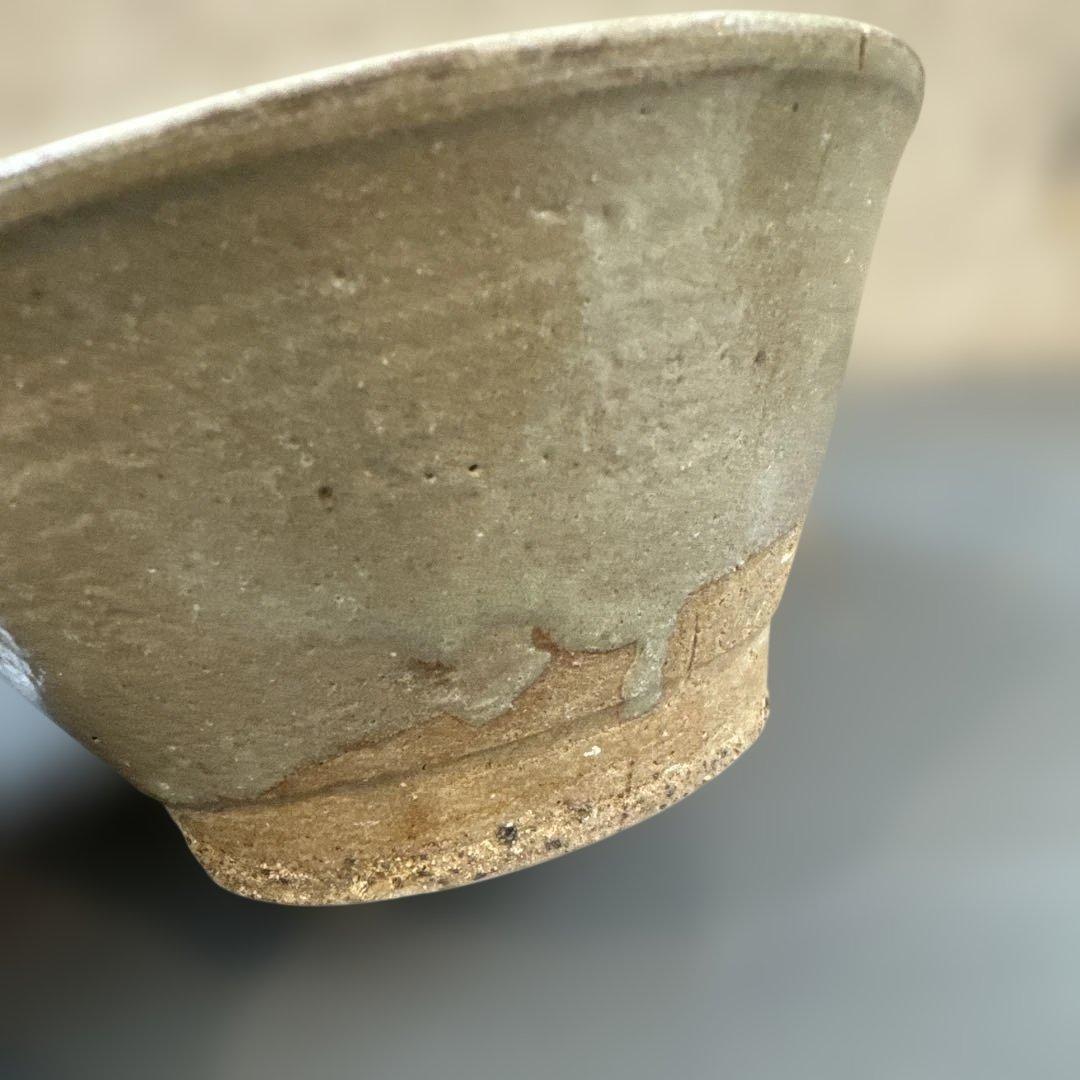 湧田焼.灰釉椀