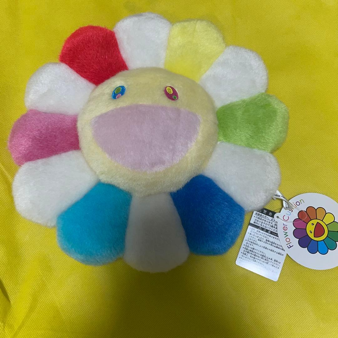 村上隆 カイカイキキ お花クッション フラワークッション ミニ マルチカラー