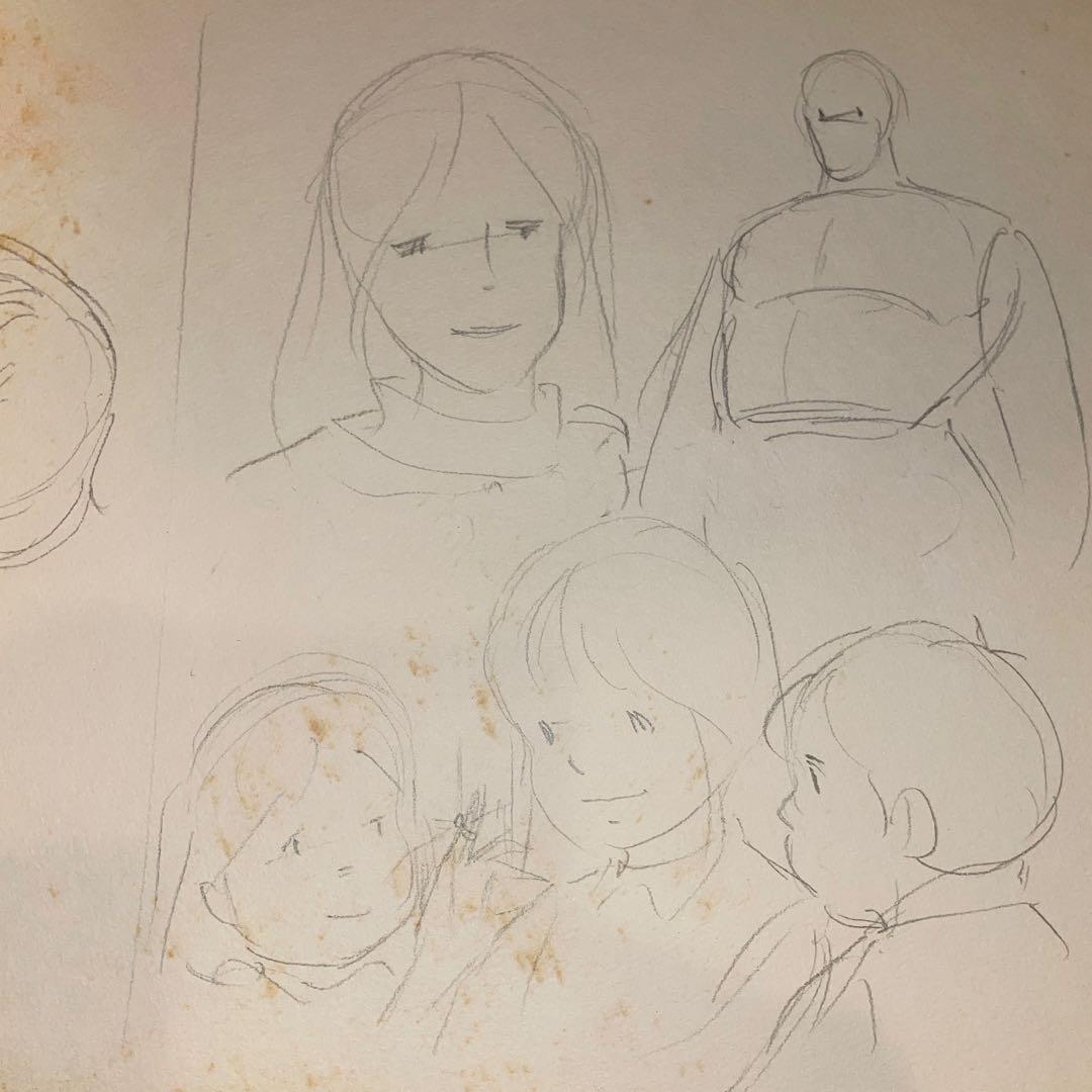 日本アニメーション　直筆　スケッチ