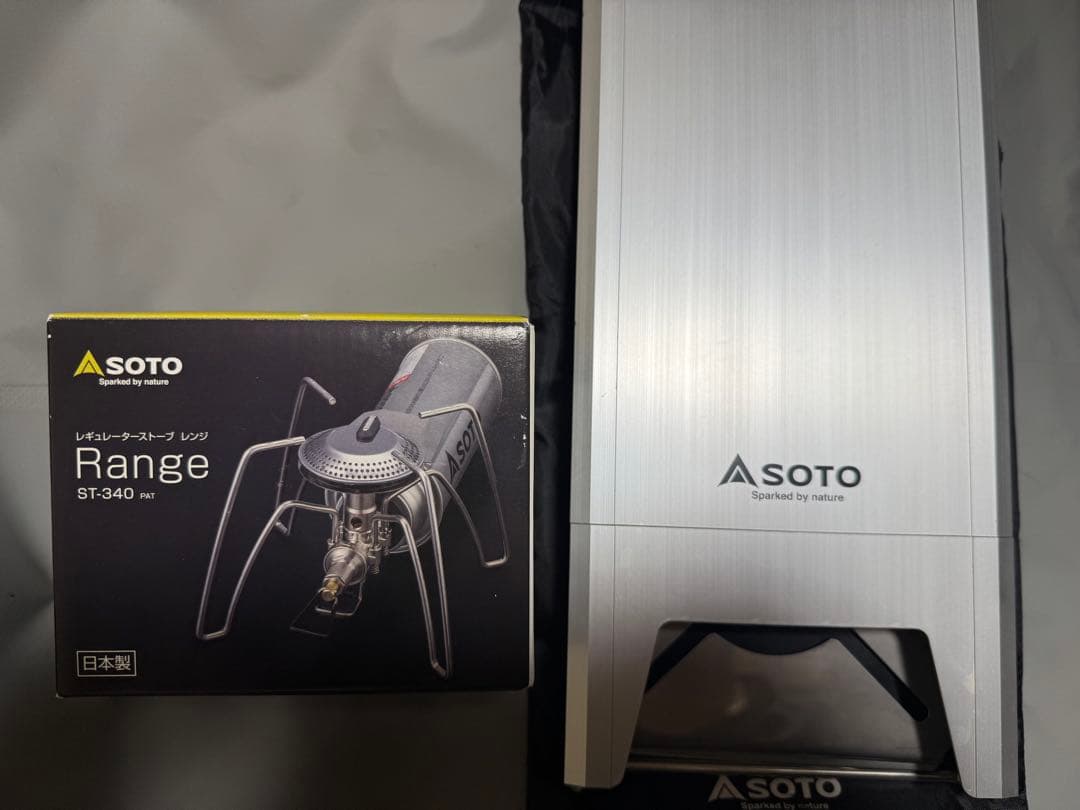 SOTO シングルバーナー ST-340 range ＆ ミニマルワークトップ