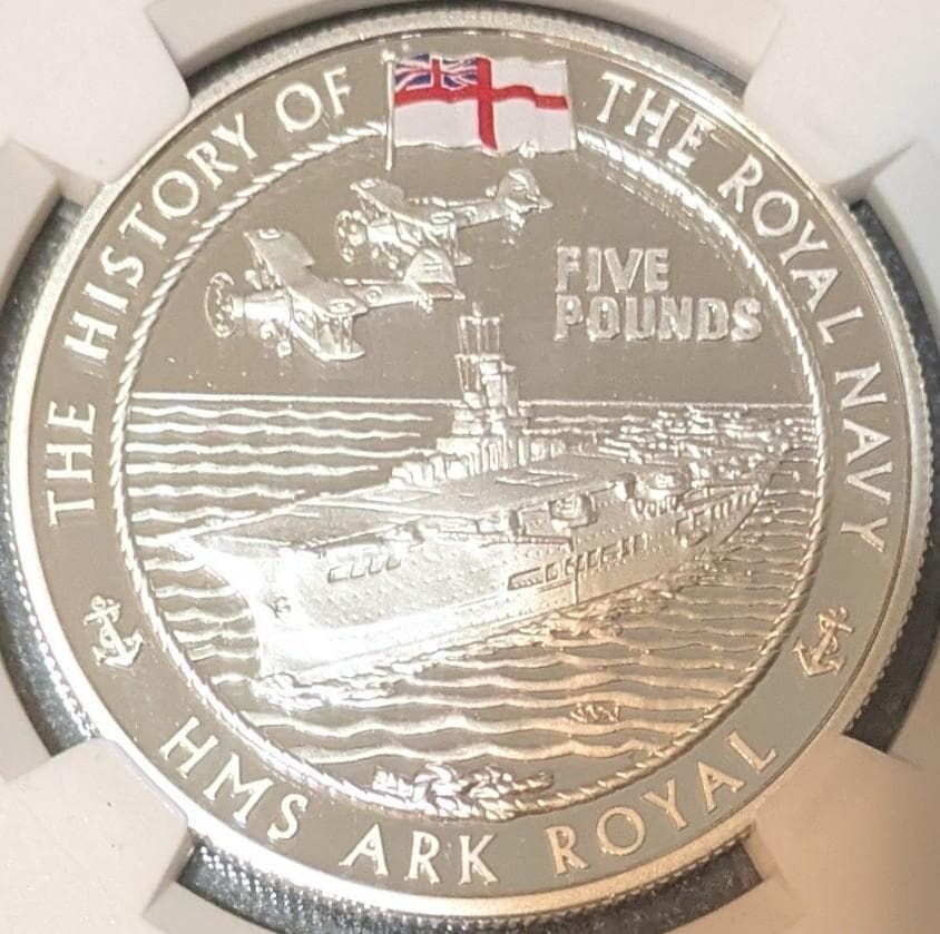 2005　イギリス海軍　空母アークロイヤル　ガーンジー