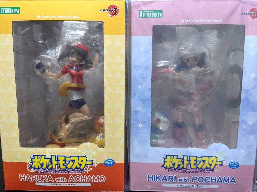 コトブキヤ ヒカリ with ポッチャマ ＋ ハルカ with アチャモ セット