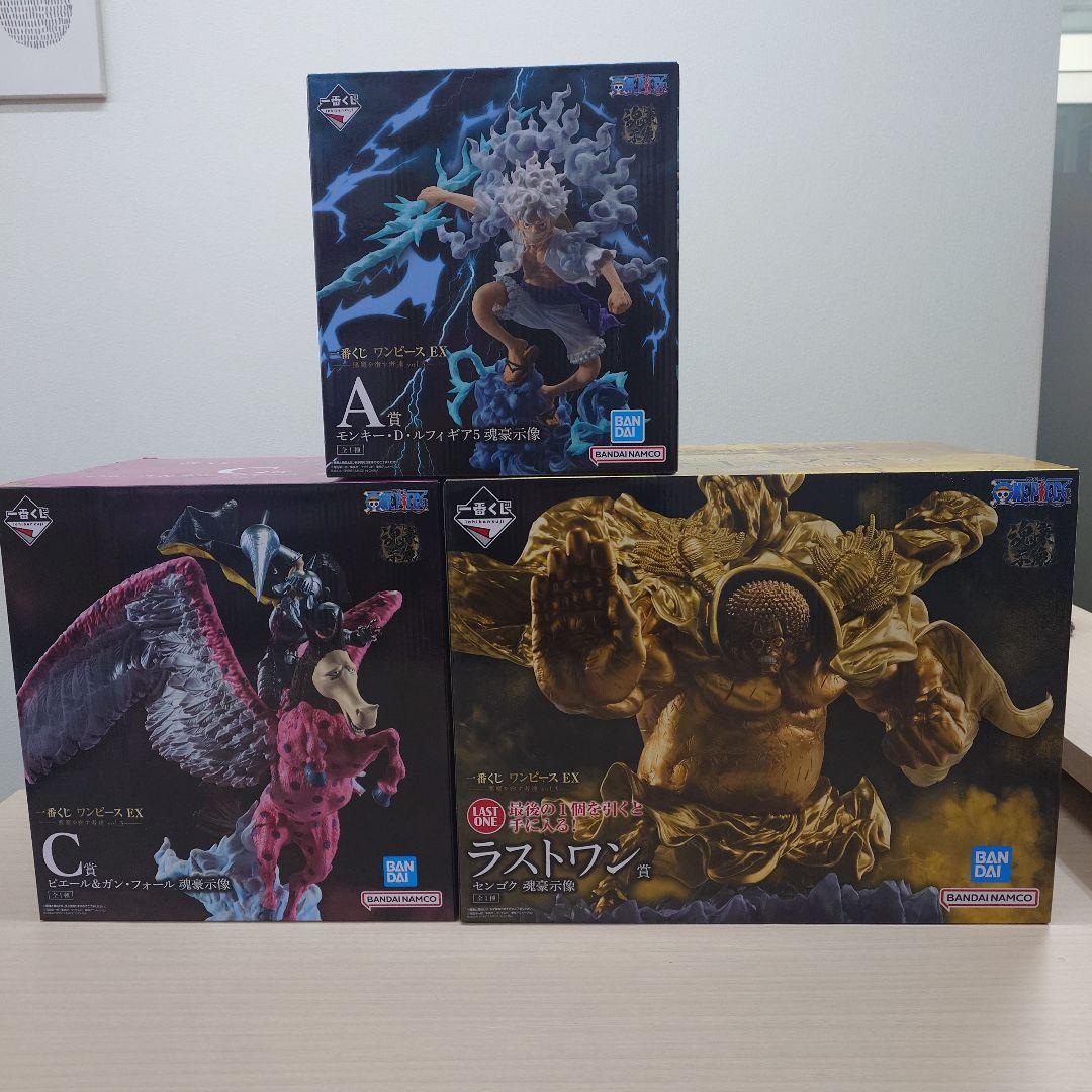 一番くじワンピースEX 悪魔を宿す者達vol.3 A賞 C賞 ラストワン賞セット