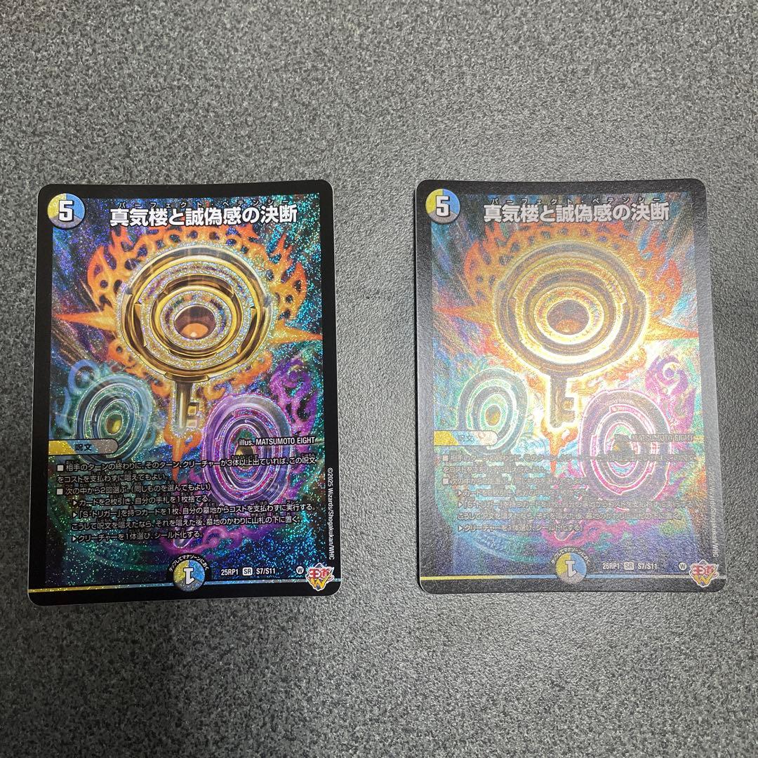 真気槌と誠感の決断 パーフェクトペテンシー　2枚