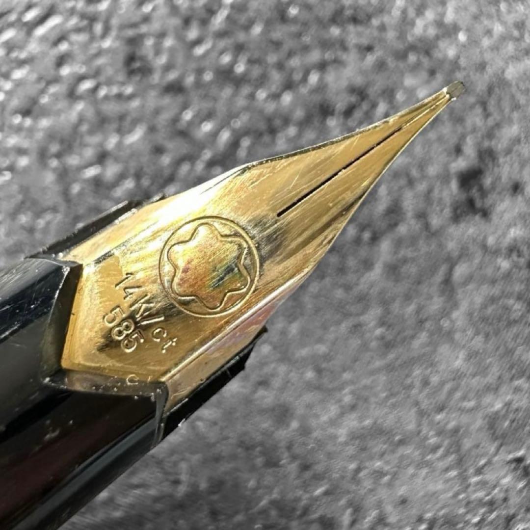 MONT BLANC 万年筆 14K/ct EF 585 w-germany