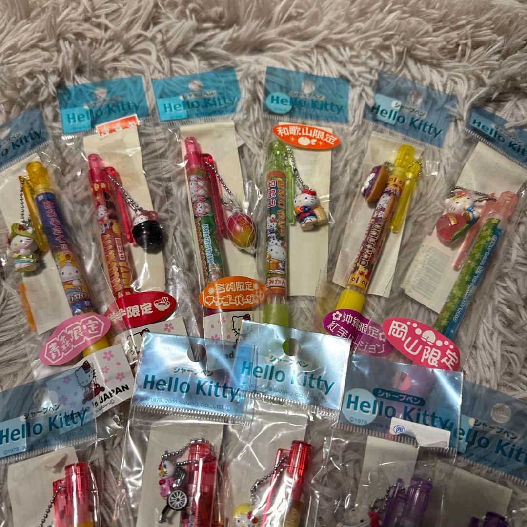 【⠀ご当地Hello Kitty シャープペン⑪本セット ⠀】