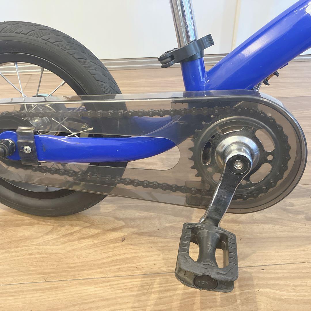 【美品】Henshin Bike へんしんバイク2 12インチ 青スタンド付