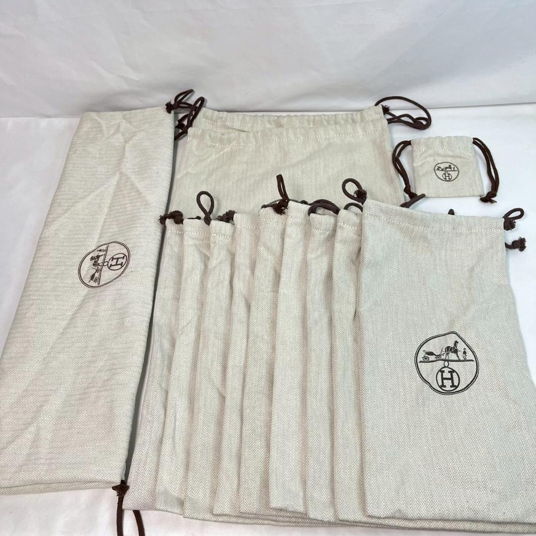 HERMES エルメス 保存袋4サイズ　計12枚 まとめ 巾着