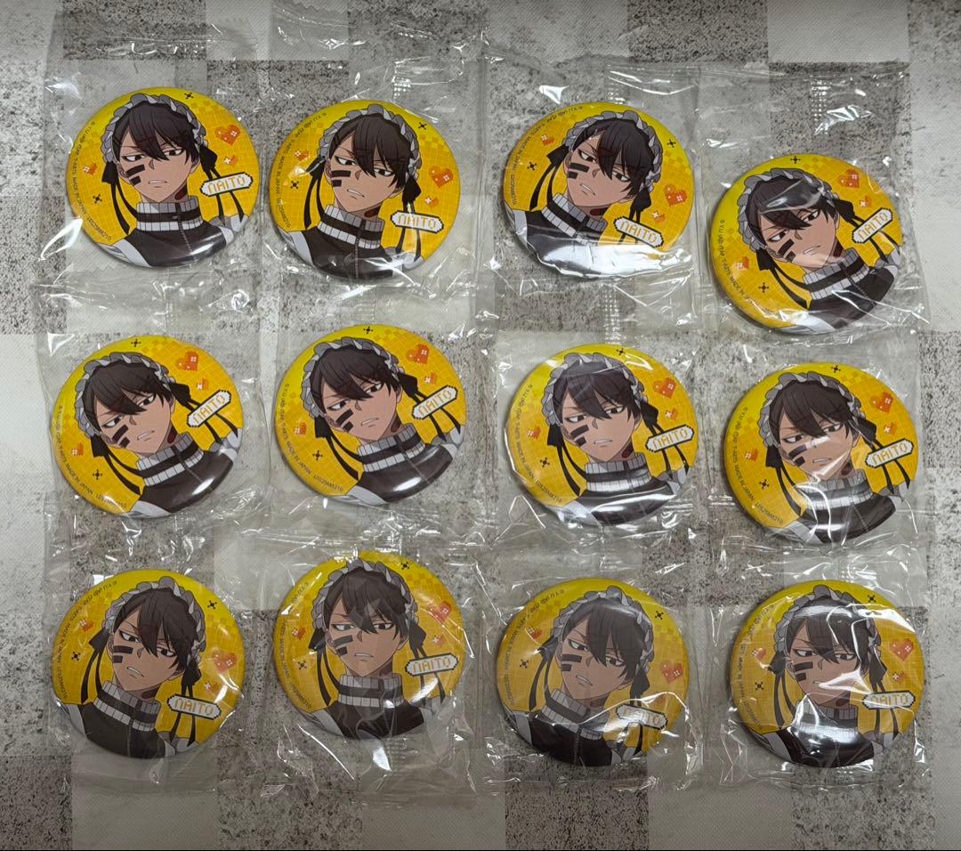 桃源暗鬼 無陀野無人 ジャージメイド 缶バッジ 新品未開封